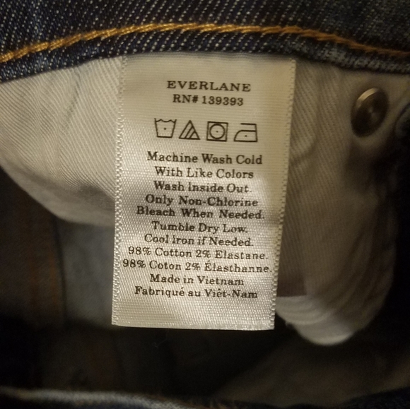 Everlane High Rise Skinny Jeans in Mid Blue - Picture 5 of 5